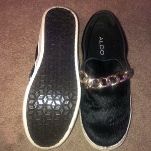 Fur shoes